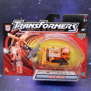 Transformers Wedge Action Figure Robots In Disguise MOC 2001 Hasbro